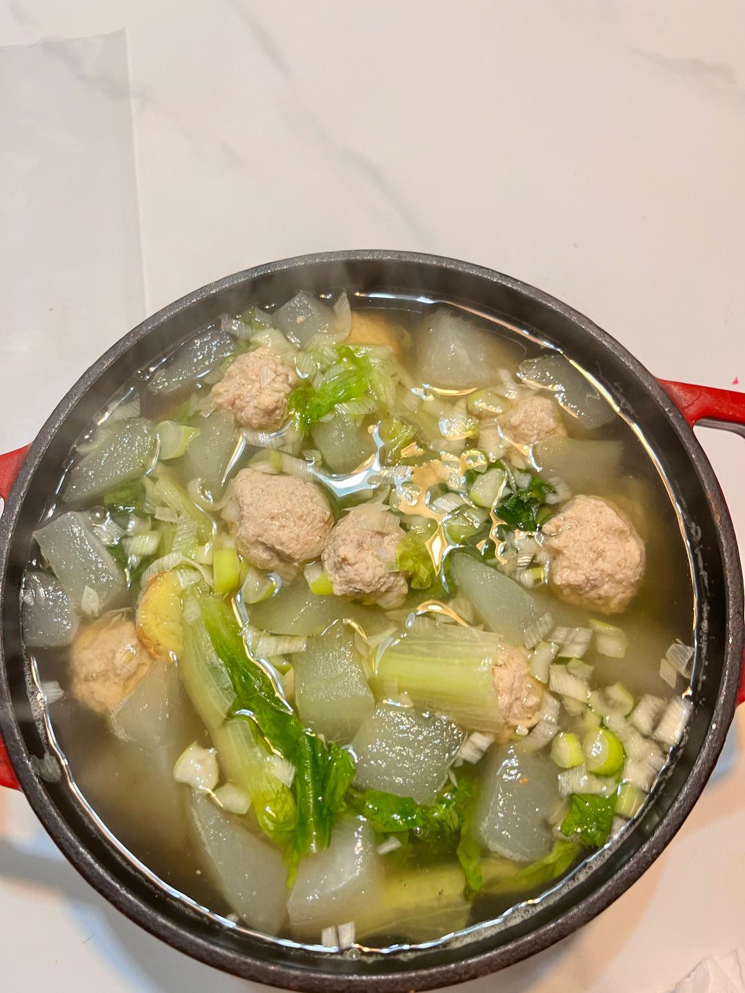 巨鲜美的冬瓜丸子汤
