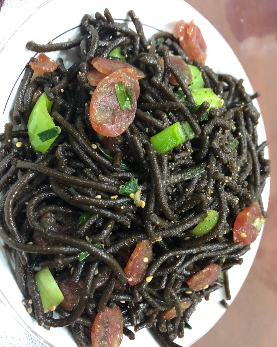 炒红薯饸烙面