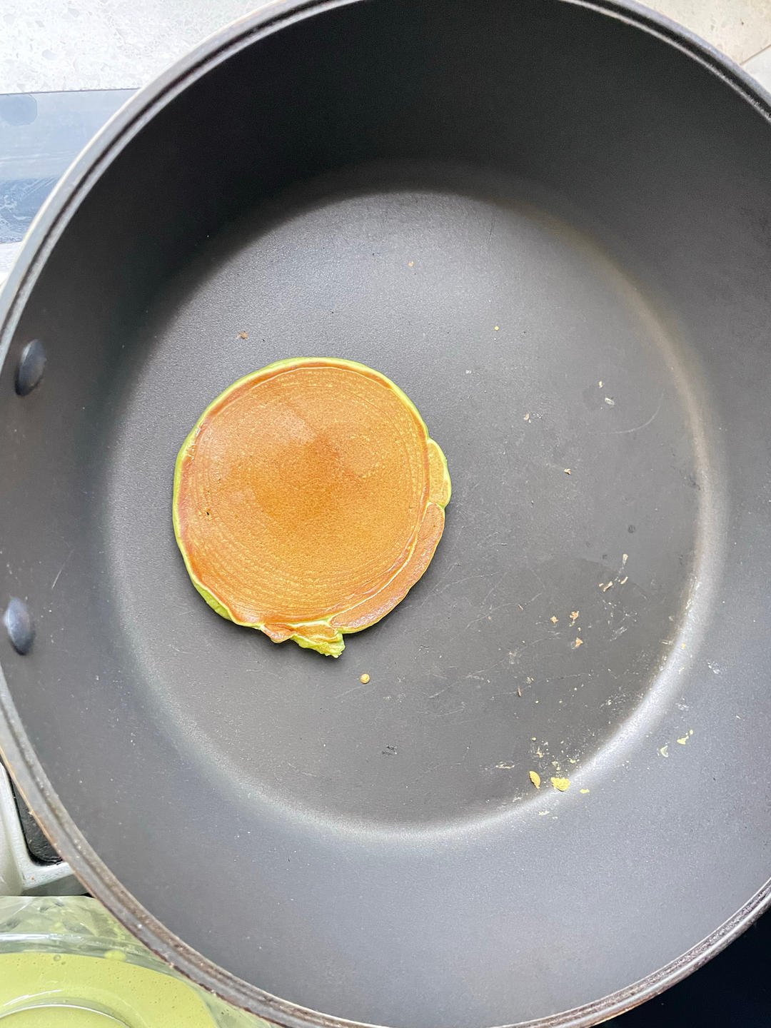 圣诞树松饼叠叠乐的做法 步骤2