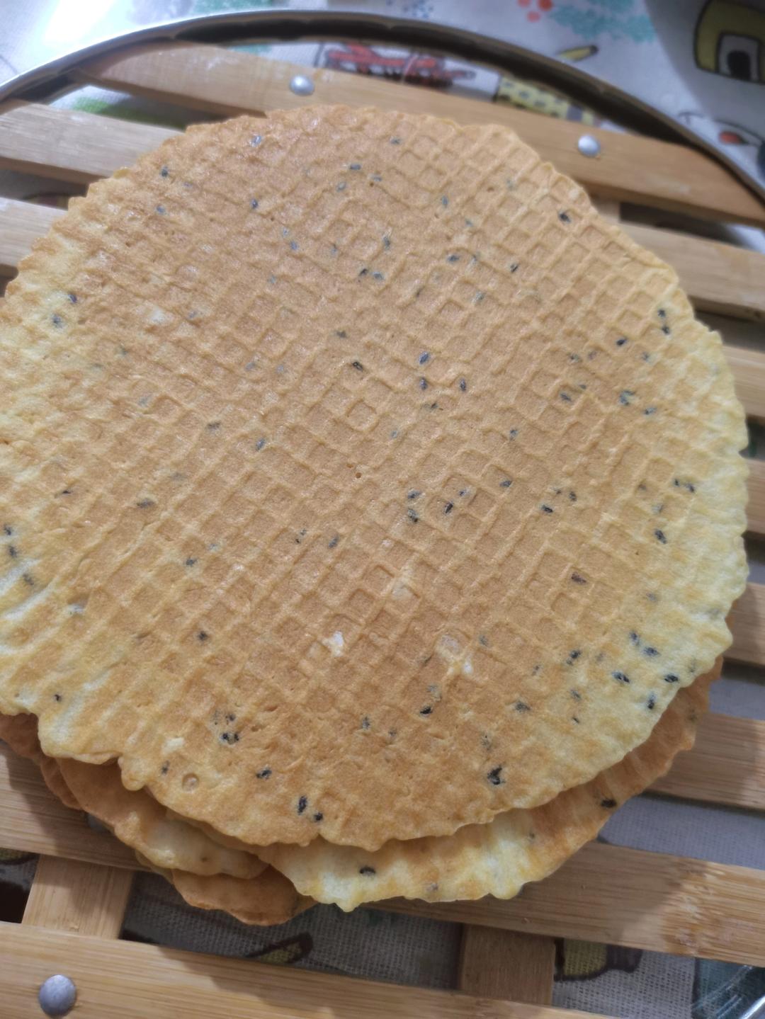 鸡蛋卷 脆皮蛋筒 冰淇淋绝配脆脆脆 无黄油不打发材料简单