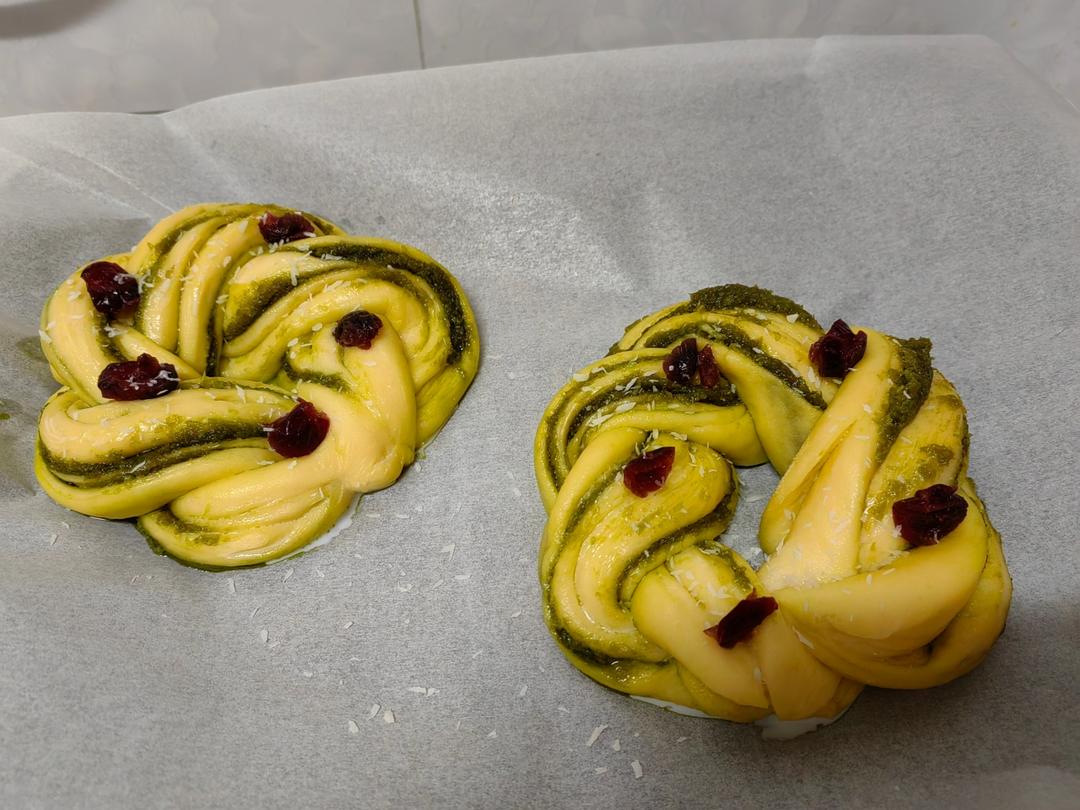 斑斓椰子圣诞花环