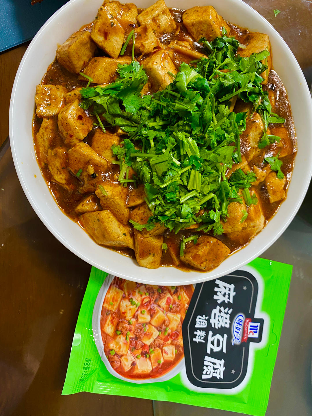 麻婆豆腐盖浇饭