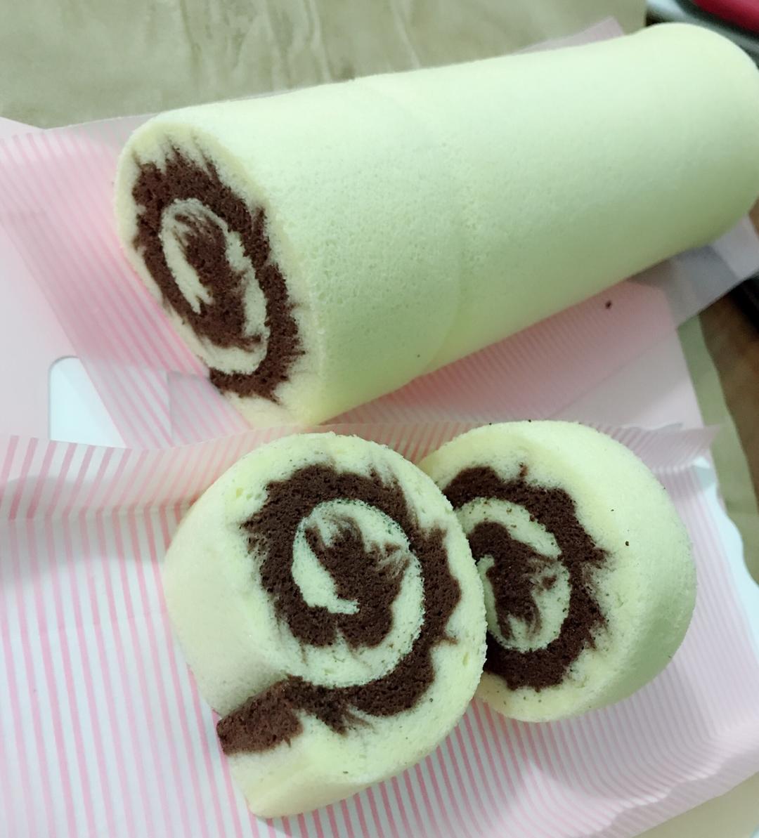 可可旋风蛋糕卷（视频）