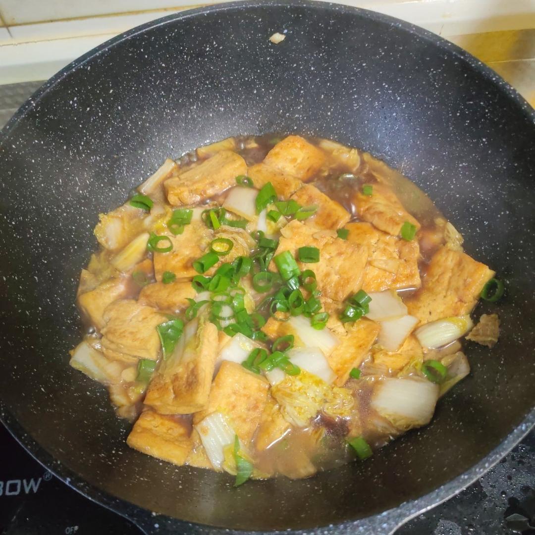 超级鲜的老豆腐炒白菜