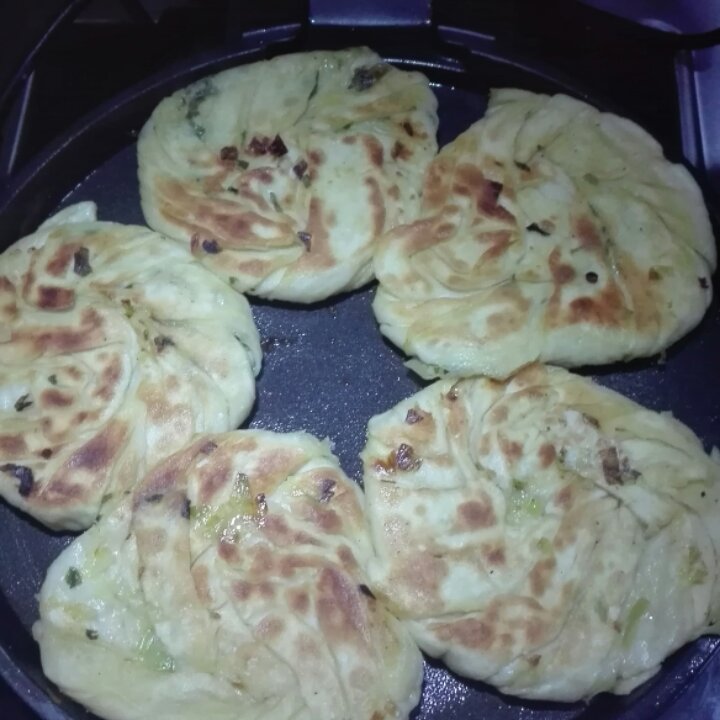 葱花手抓饼