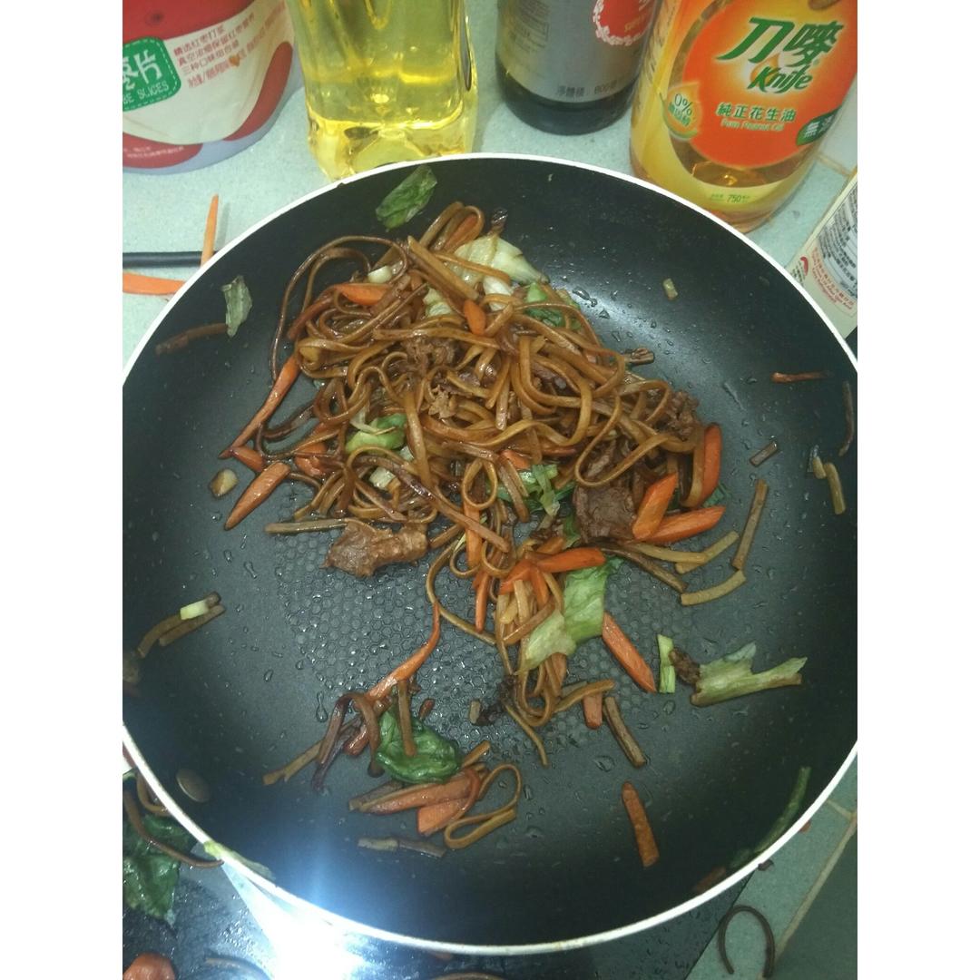 炒意大利面