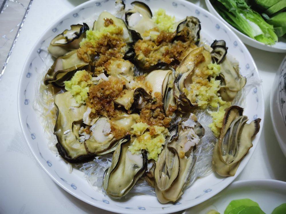 蒜蓉粉丝蒸蚝仔牡蛎肉