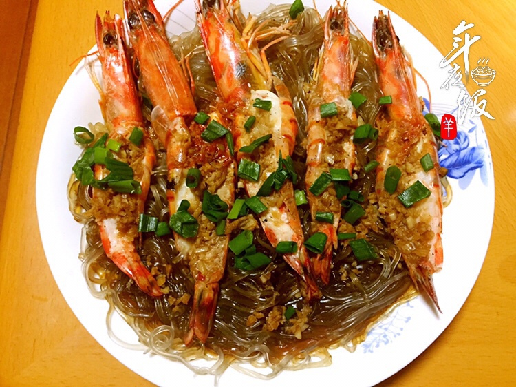 蒜蓉粉丝蒸虾