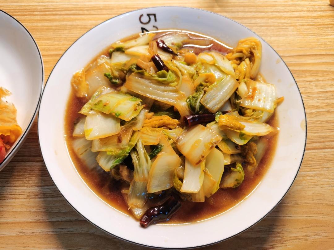 酸辣娃娃菜