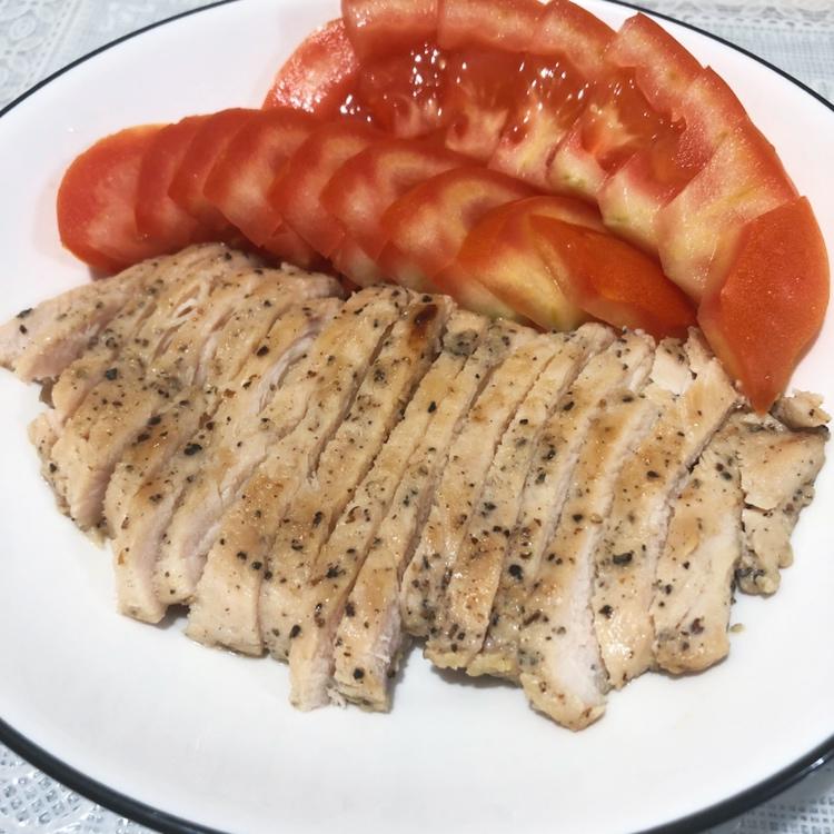 酷炫屌炸天好吃的煎鸡胸肉（香蒜蜂蜜煎鸡胸肉）