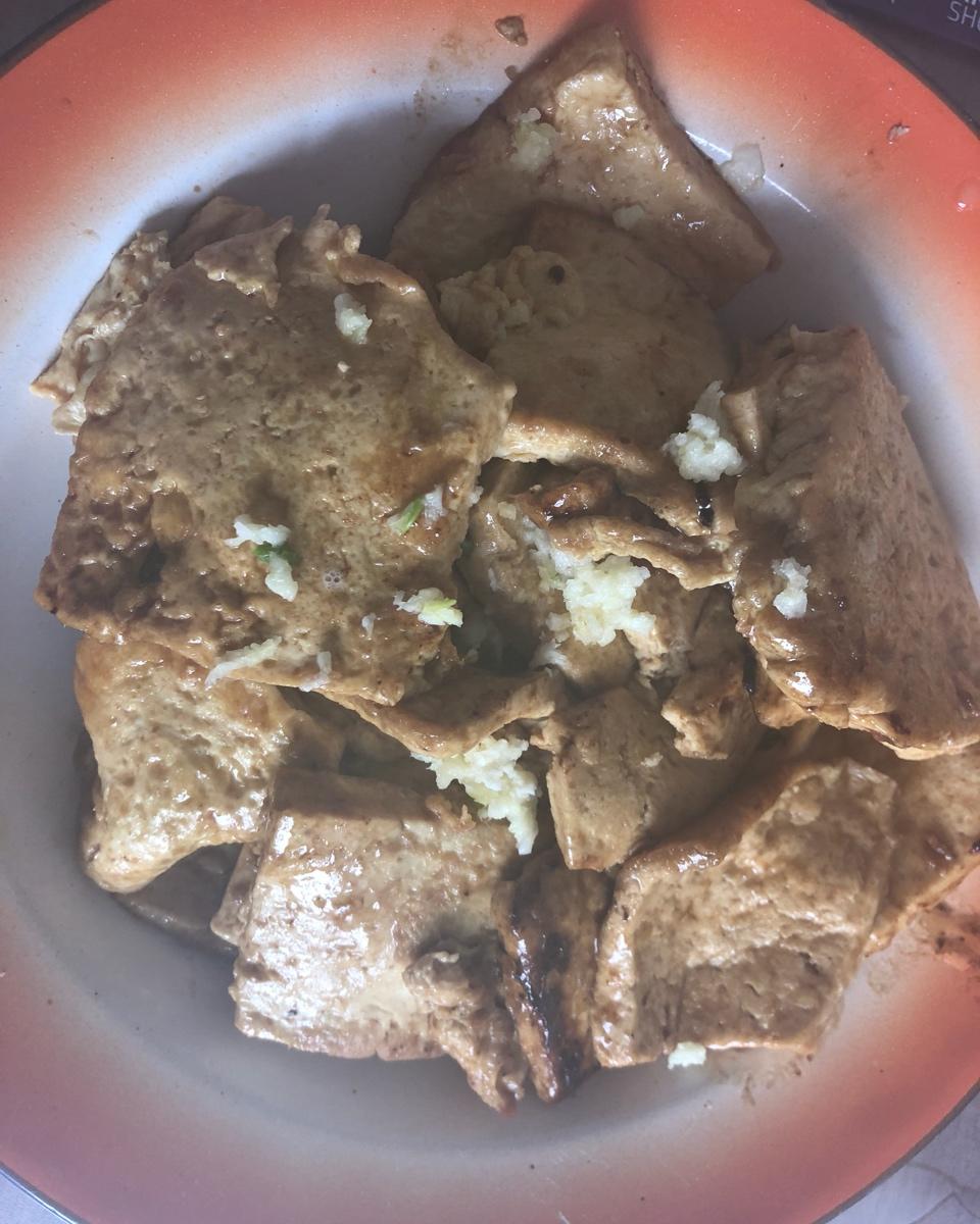 蚝油嫩豆腐