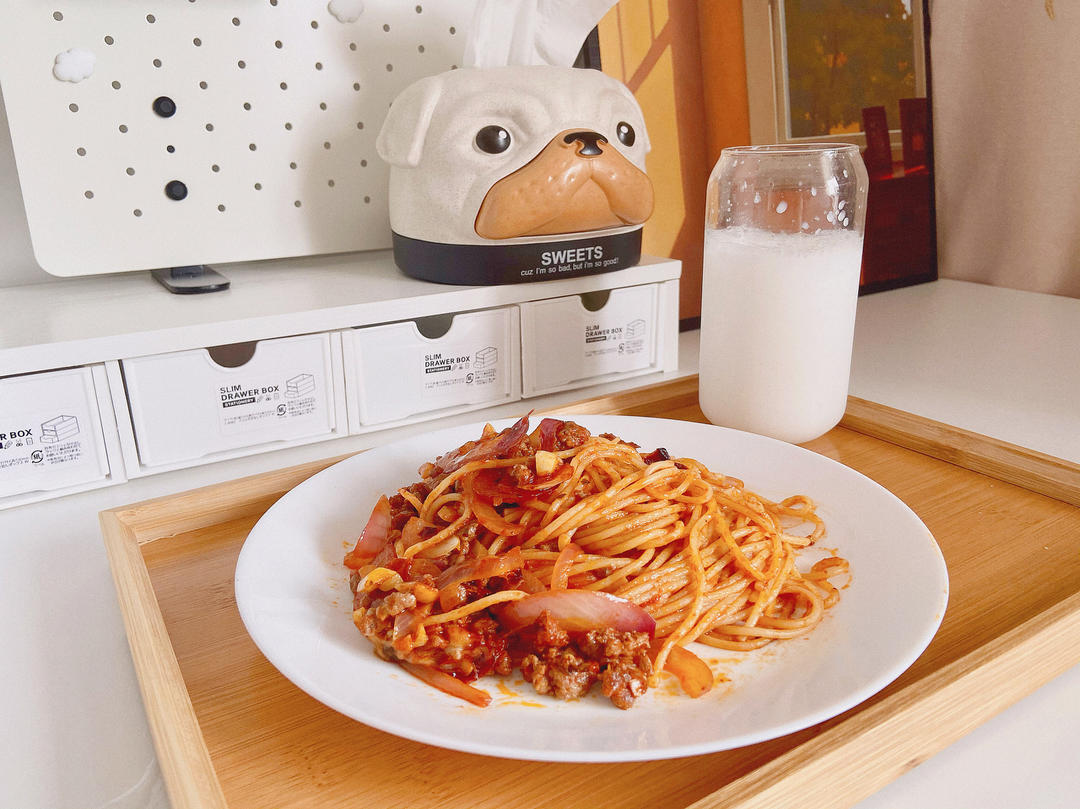 番茄肉酱意大利面