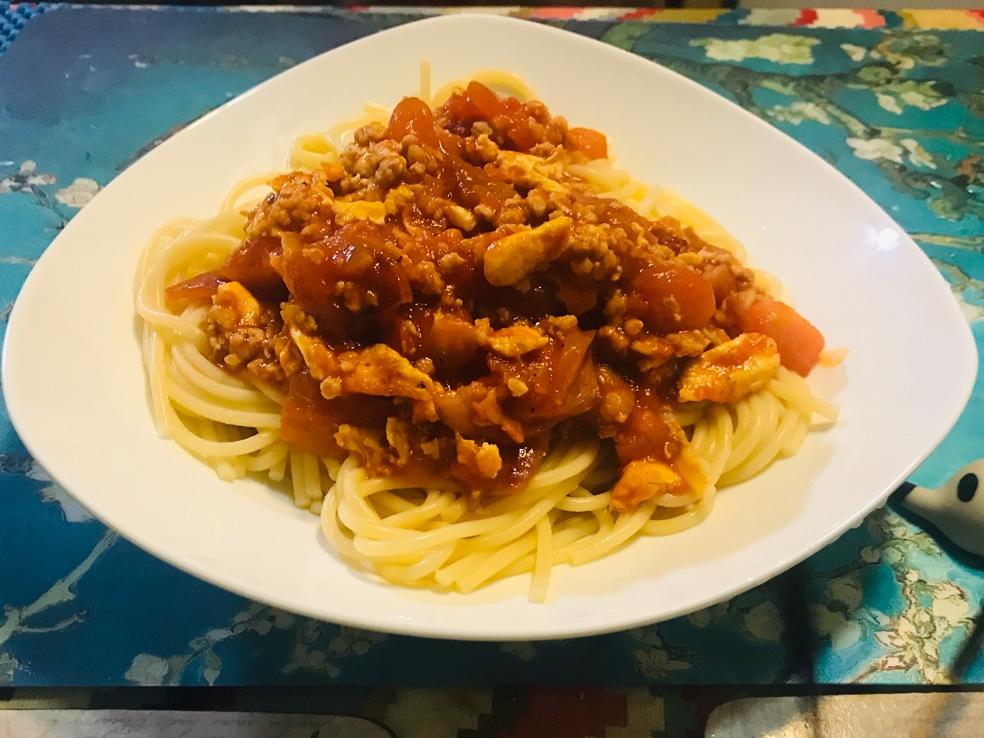 番茄肉酱意大利面