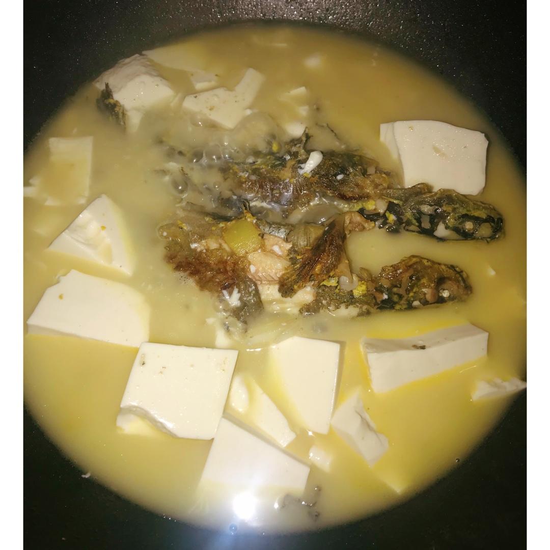 黄骨鱼炖豆腐