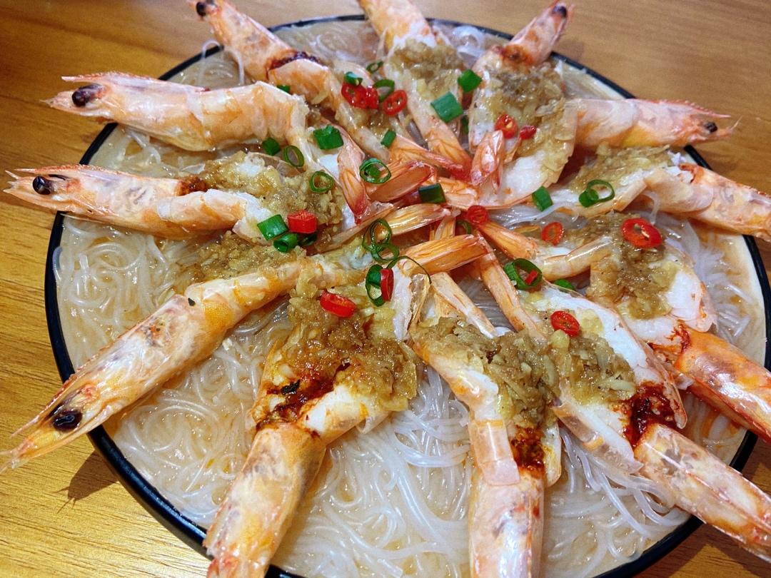 蒜蓉粉丝蒸虾