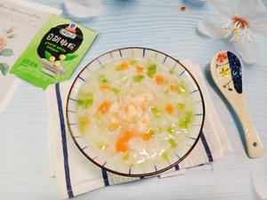 芹菜胡萝卜虾仁粥的做法 步骤9