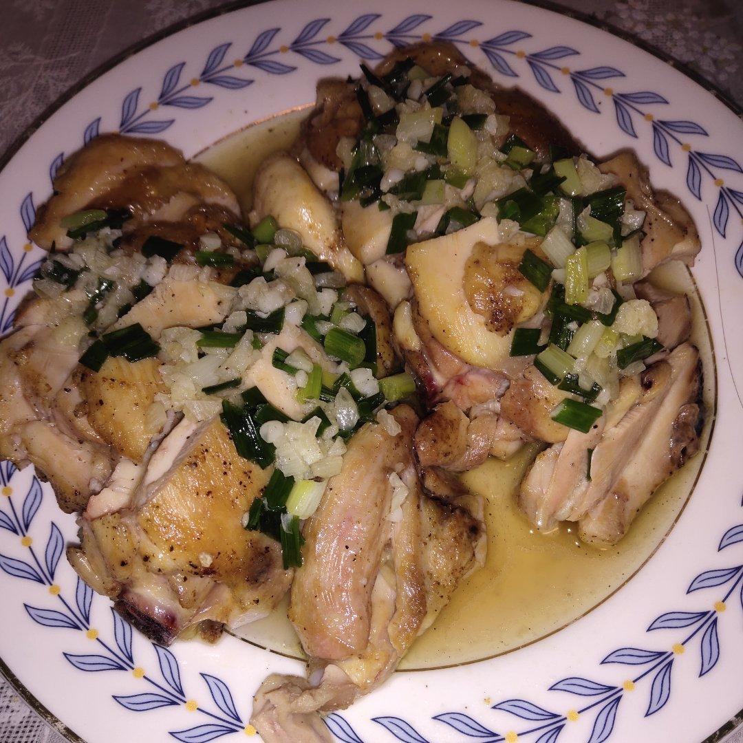 「脆皮葱油鸡扒」零0油煎鸡扒！脆皮美味！制作简单！