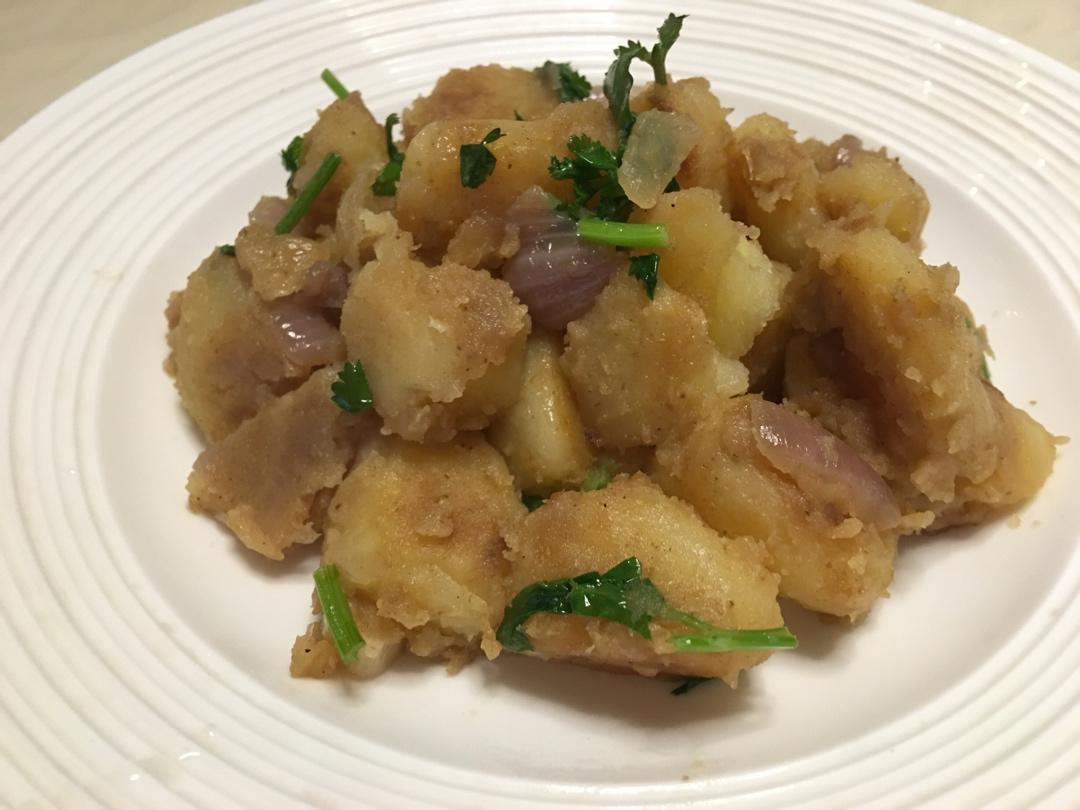孜然香辣煎小土豆