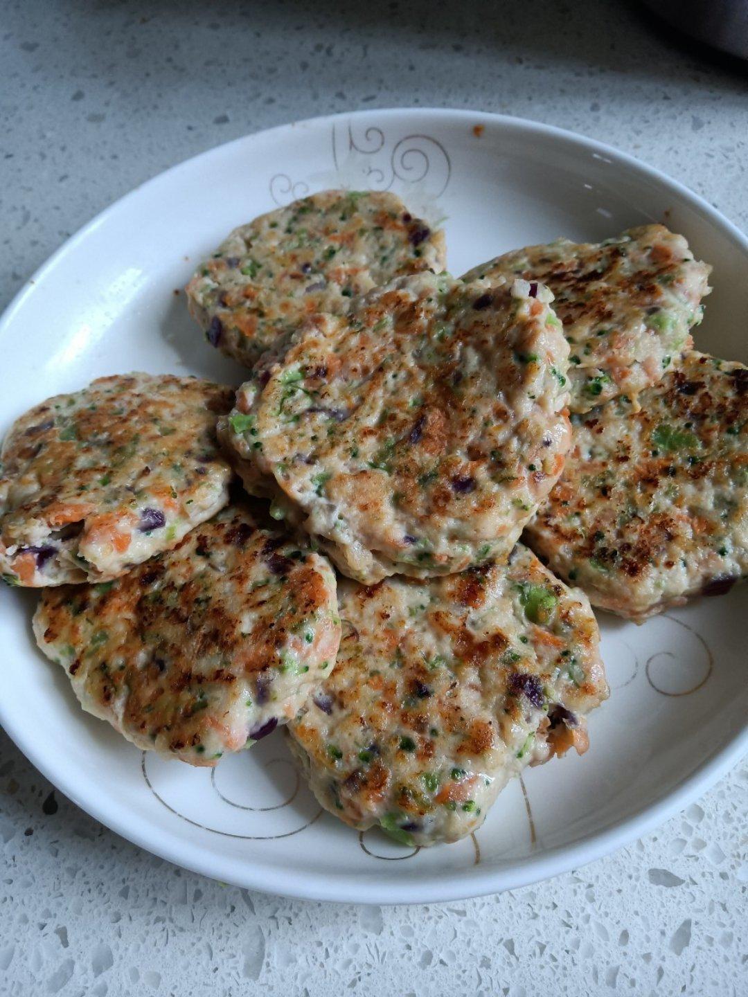 【蔬菜鸡肉饼】