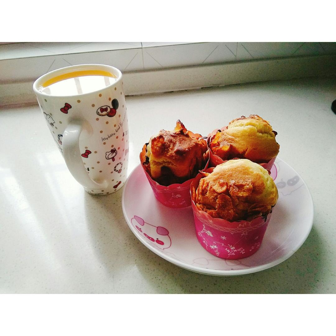 蔓越莓玉米片马芬