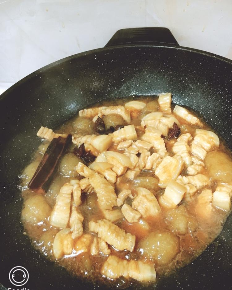 山粉圆子烧肉