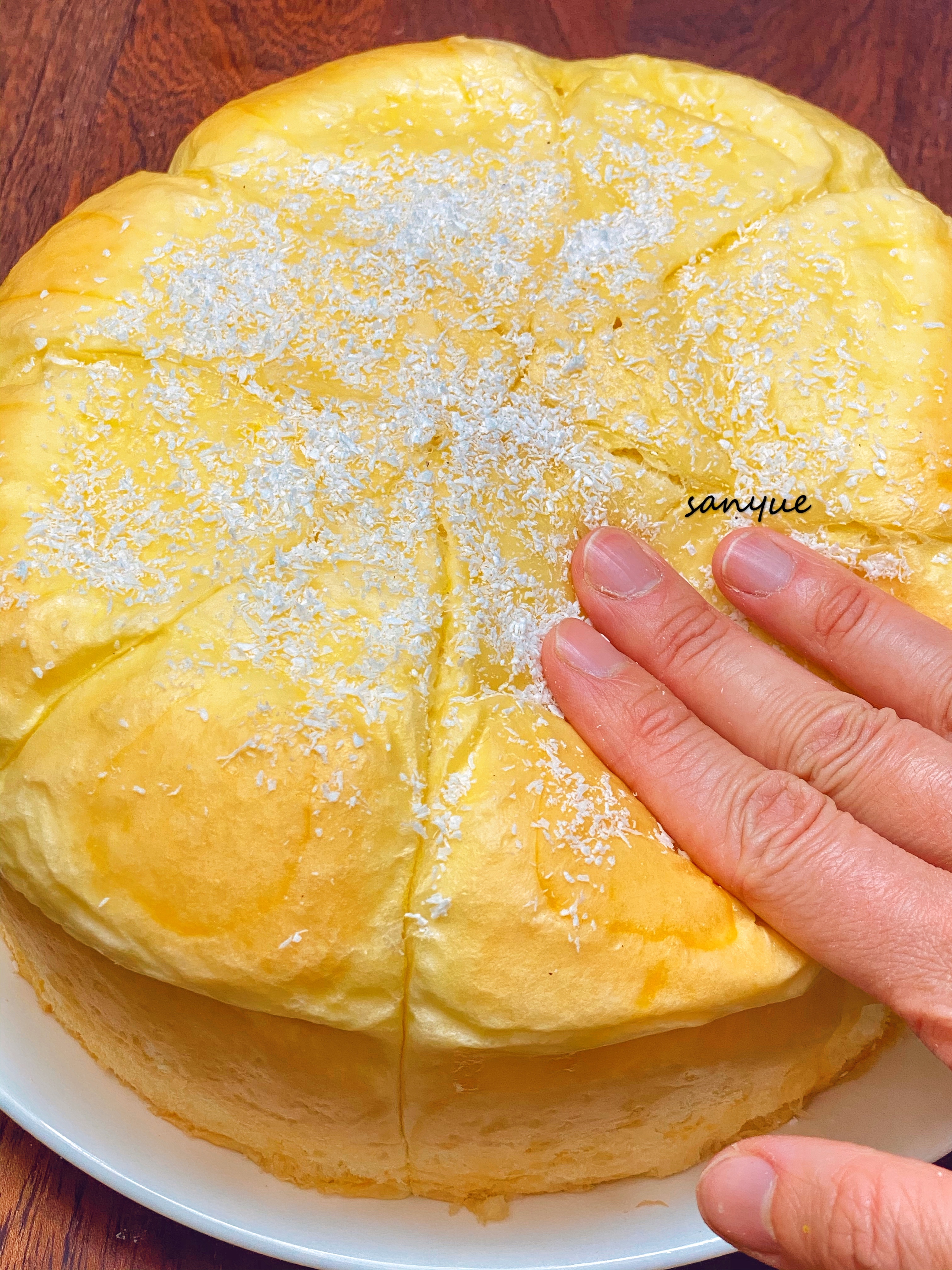 蒸面包不上火 普通面粉不用烤箱手揉版本 用料简单蓬松煊软又拉丝的做法 步骤7