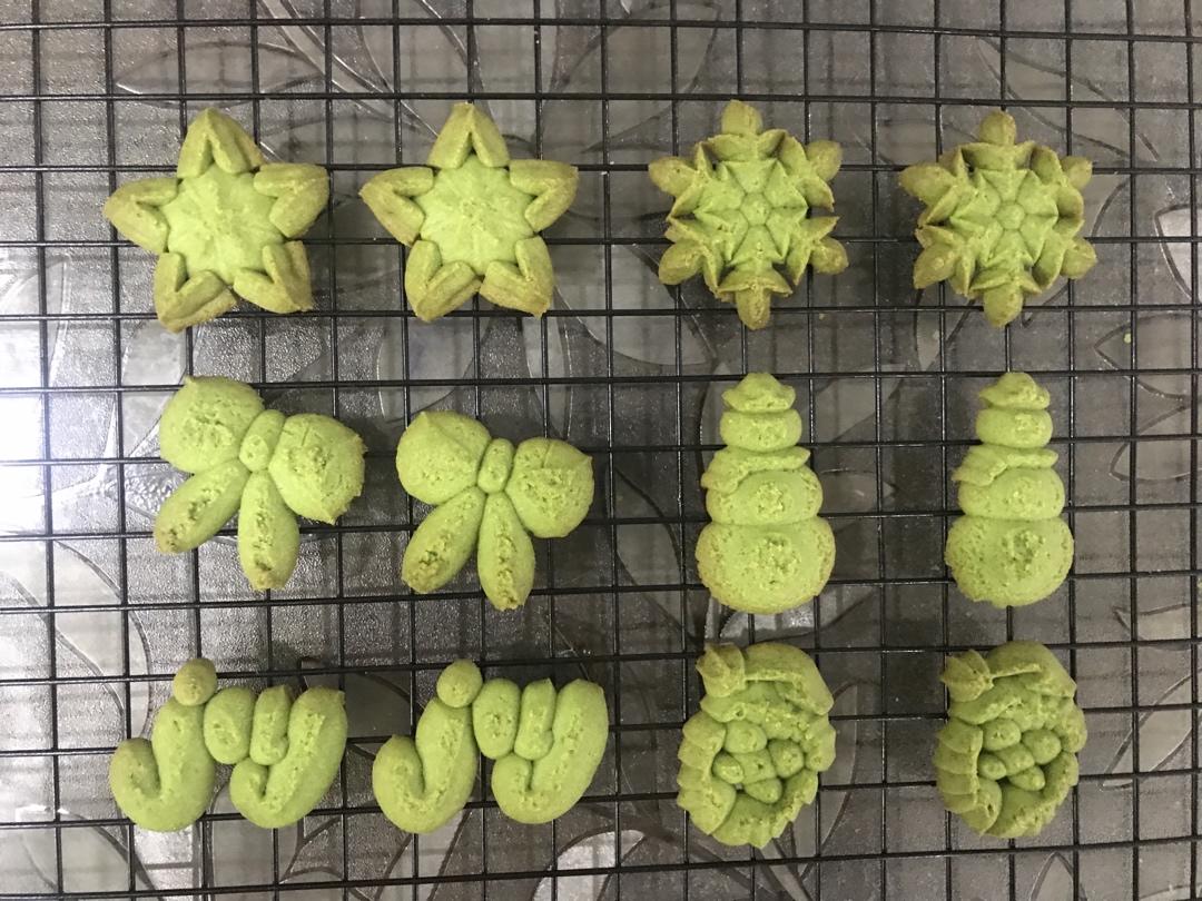 裱花枪曲奇抹茶曲奇曲奇枪成功的关键