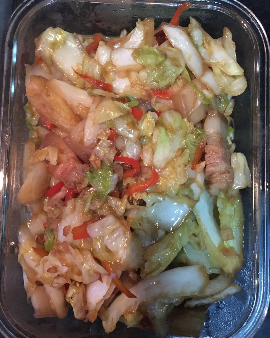 寒妈咪做的干锅手撕包菜