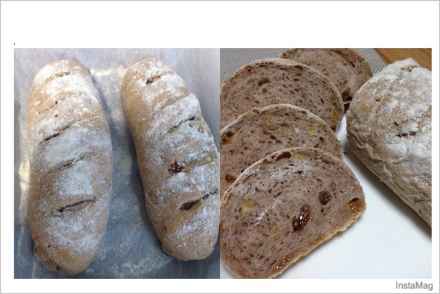 果仁法式乡村面包