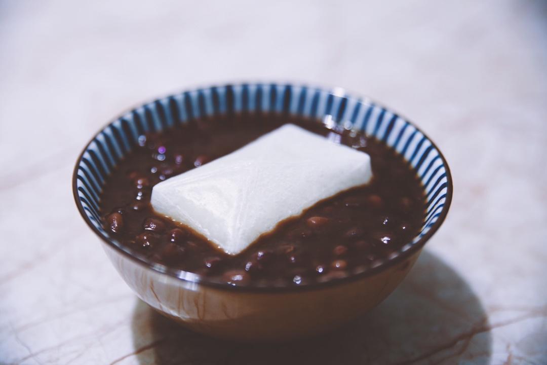 日式の烤年糕红豆汤