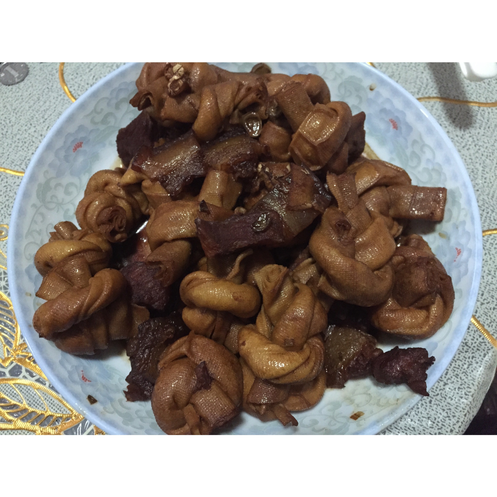 百叶结烧肉