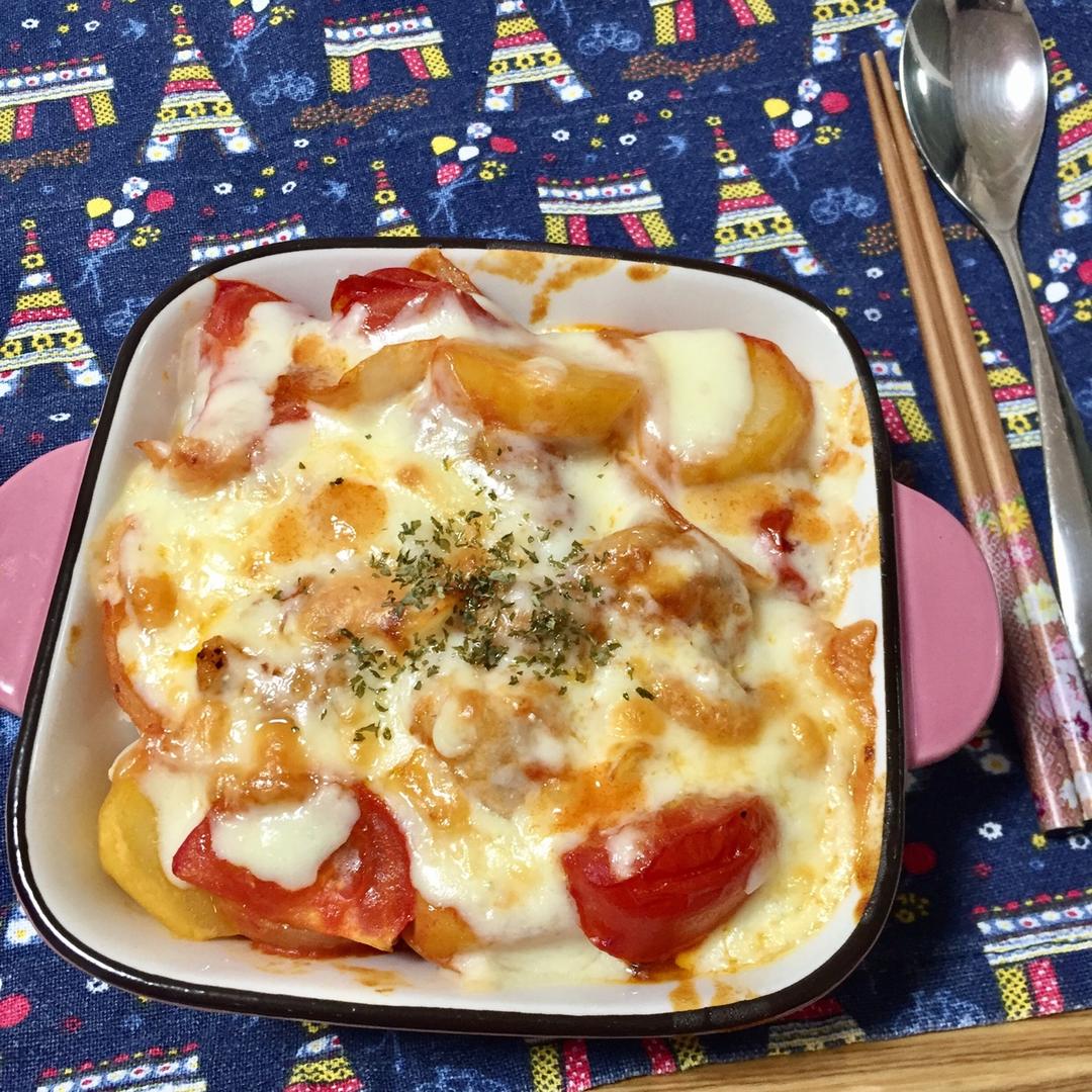 番茄鸡肉浓情焗饭【两人份】