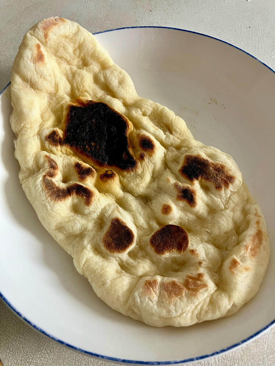 特简单的蒜香印度馕(Naan)