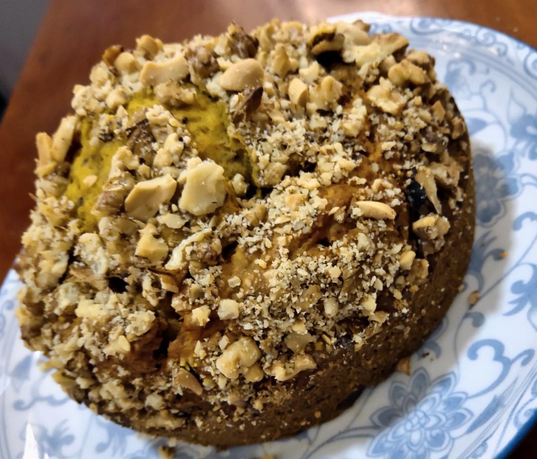 南瓜坚果蛋糕—【北鼎烤箱食谱】