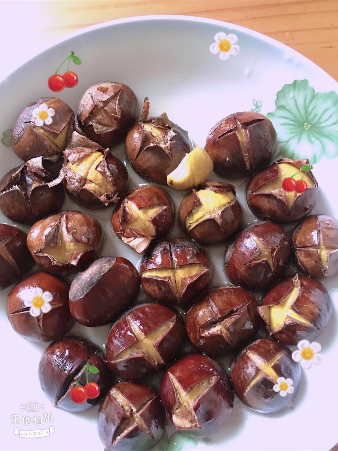 香糯可口的微波炉板栗