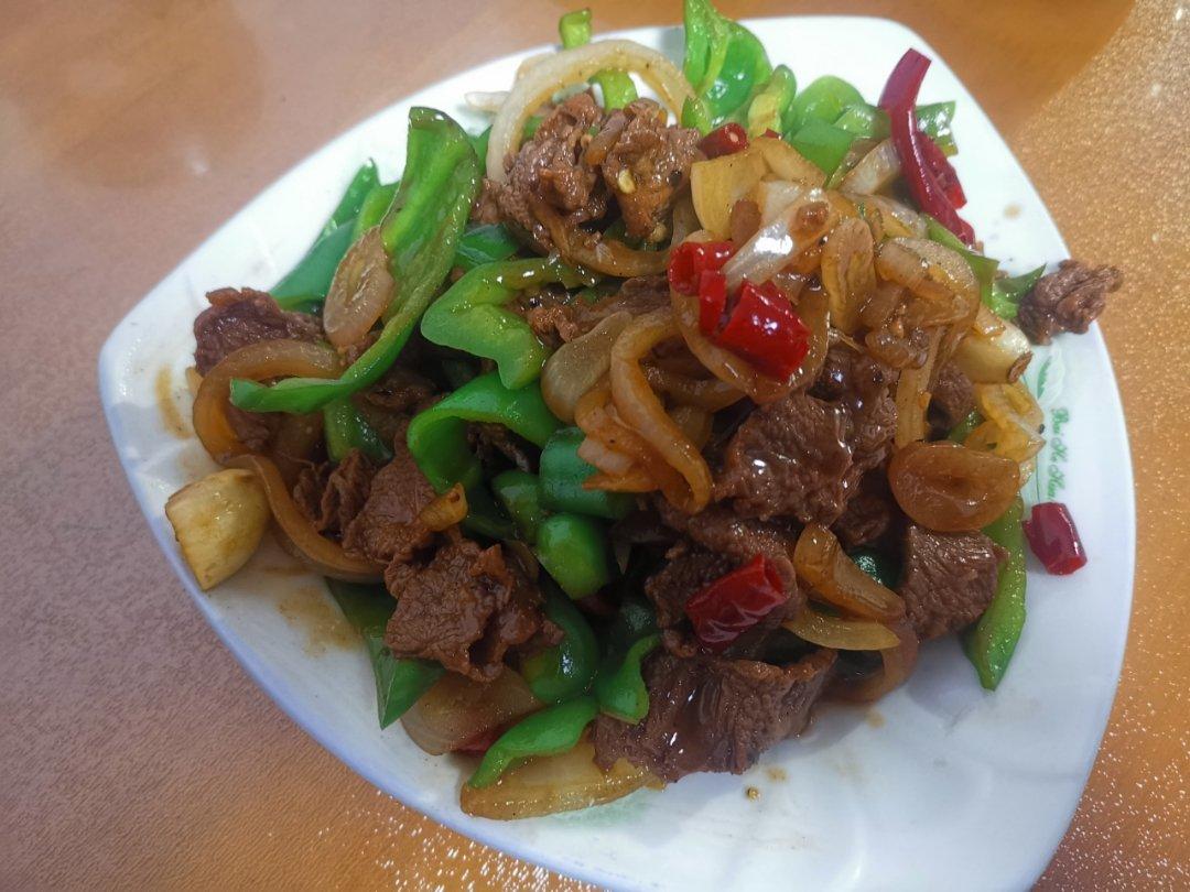 青椒炒牛肉