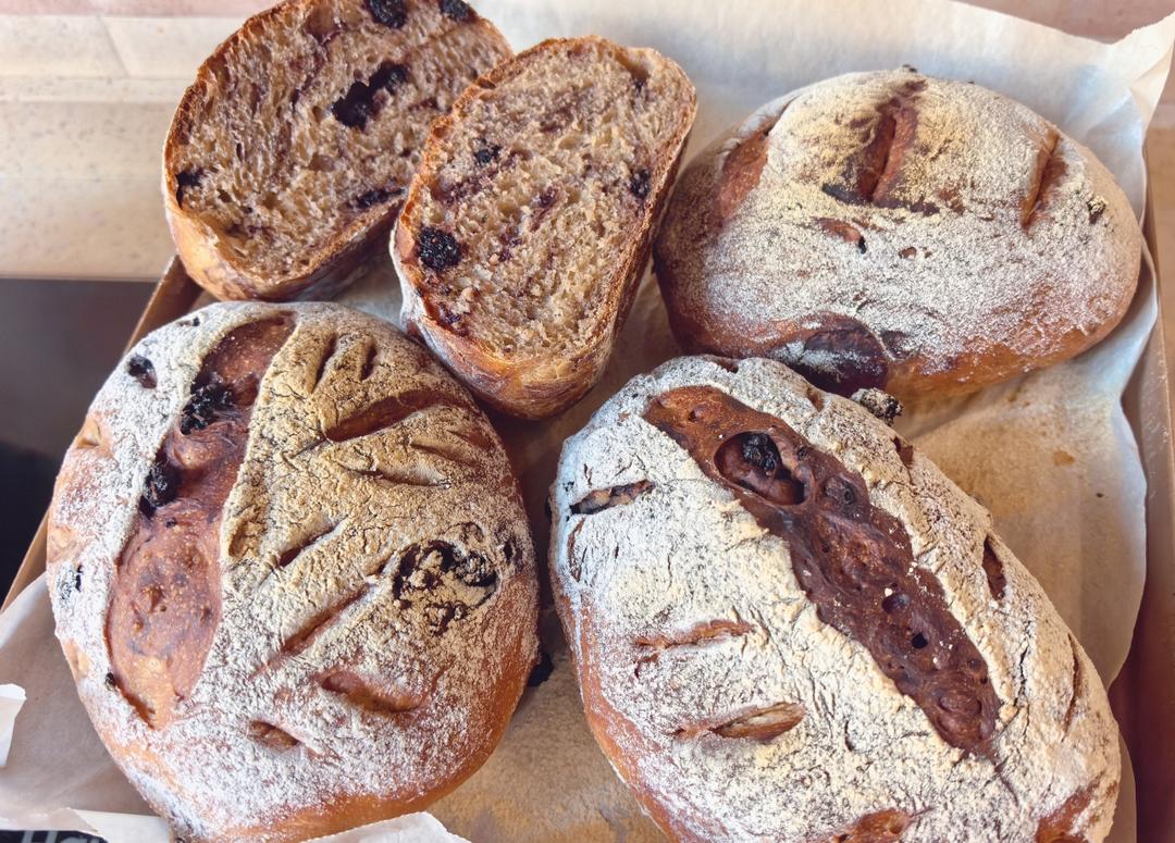 全麦蔓越莓软式欧包（免揉）