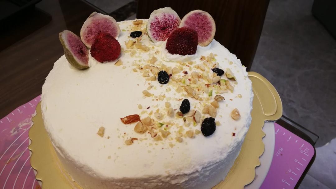 芋泥奶油肉松蛋糕（奶茶戚风胚）