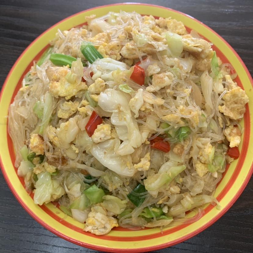 卷心菜炒粉丝 Glass noodles with Cabbage