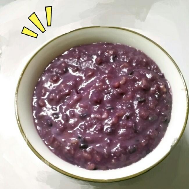 紫薯杂粮牛奶粥