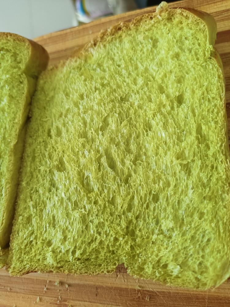 椰油椰浆绿菠吐司