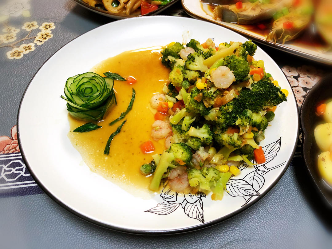 😍黄瓜造型花😍凉拌黄瓜创意摆盘🌹花式美食菜肴点缀摆盘🌸