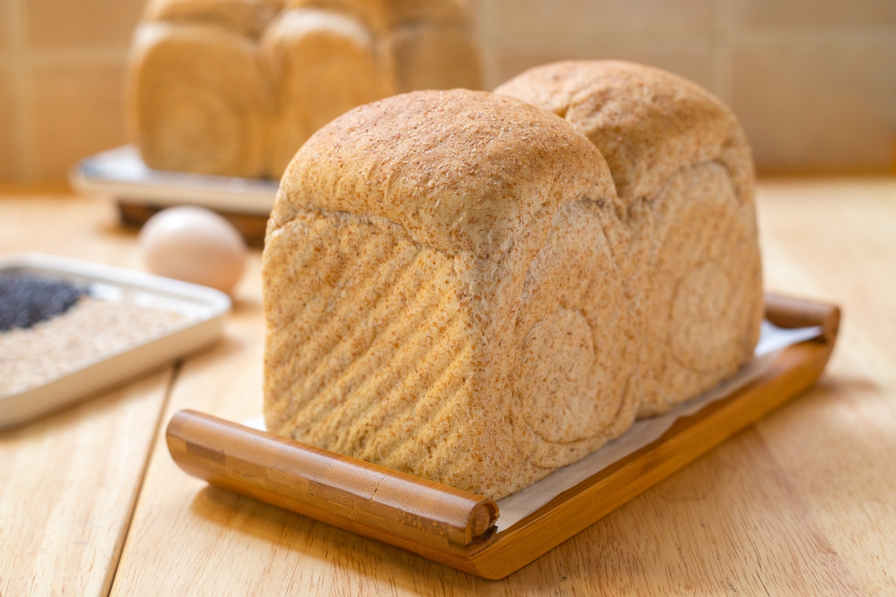 100款面包-50%全麦中种吐司