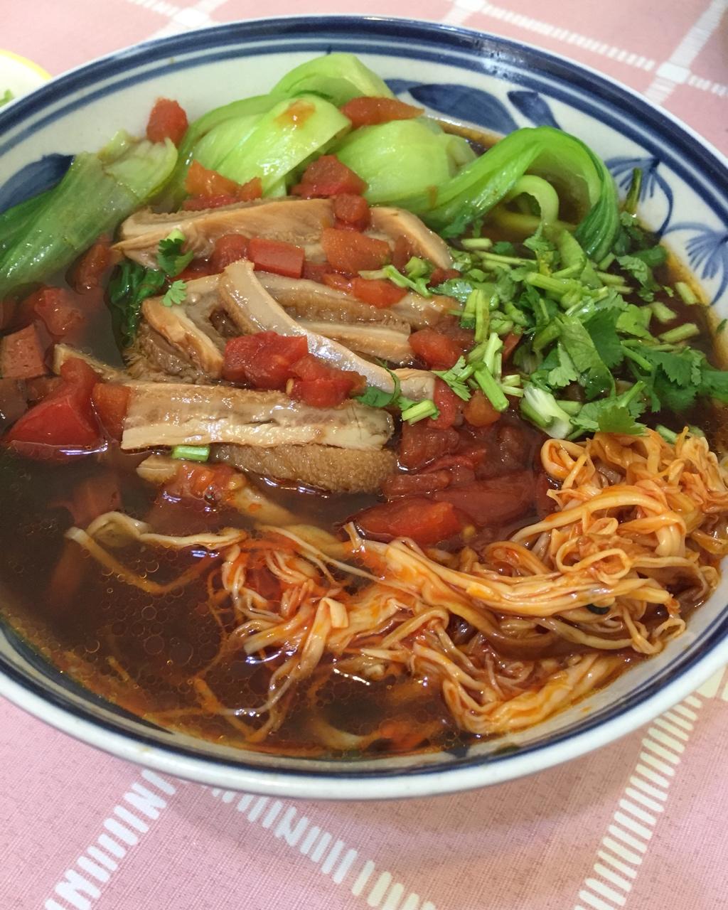 牛腩+牛肚 两掺面
