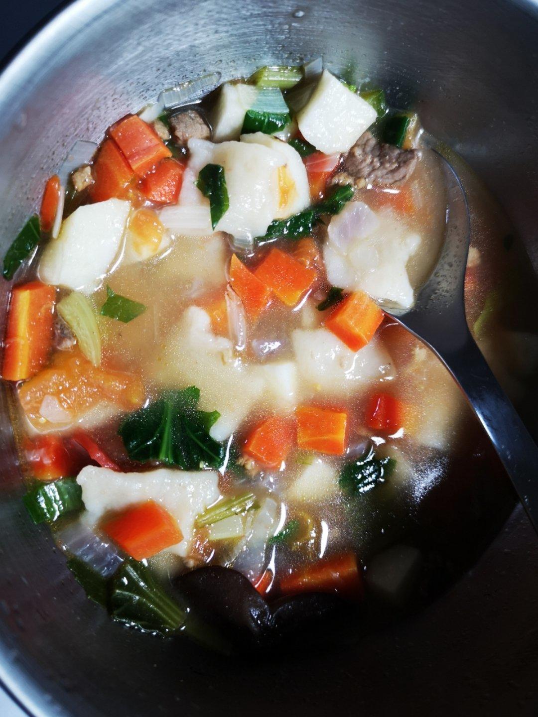 新疆汤饭（揪片子）附揪面片图解