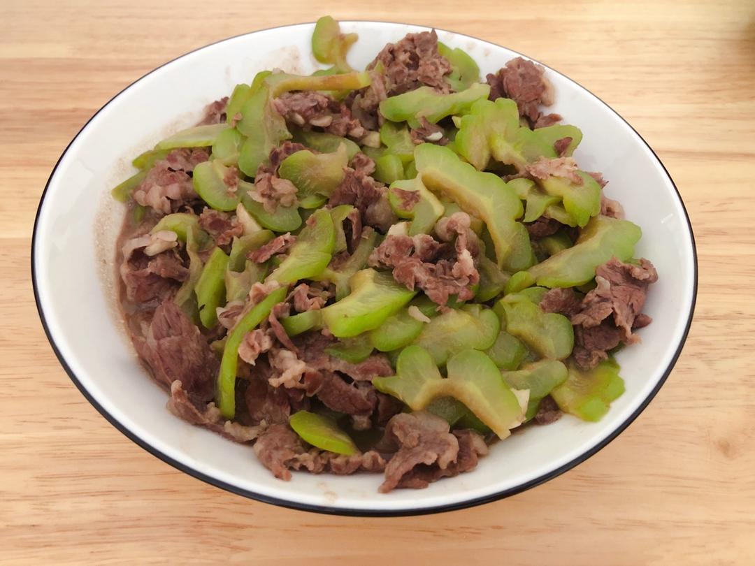 经典粤菜凉瓜牛肉