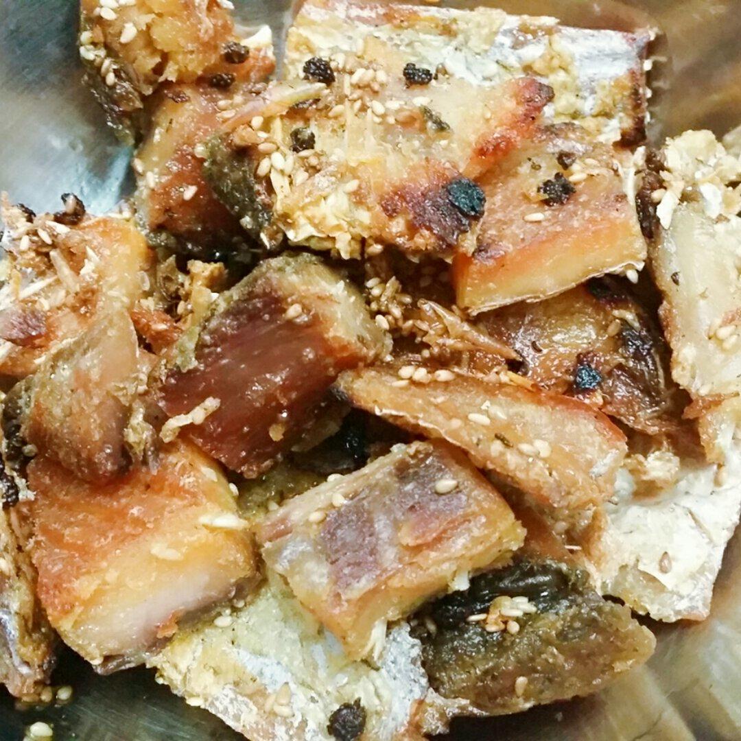 超级下饭的香煎腊鱼