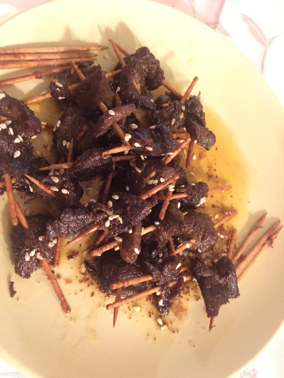 超详细的牙签牛肉