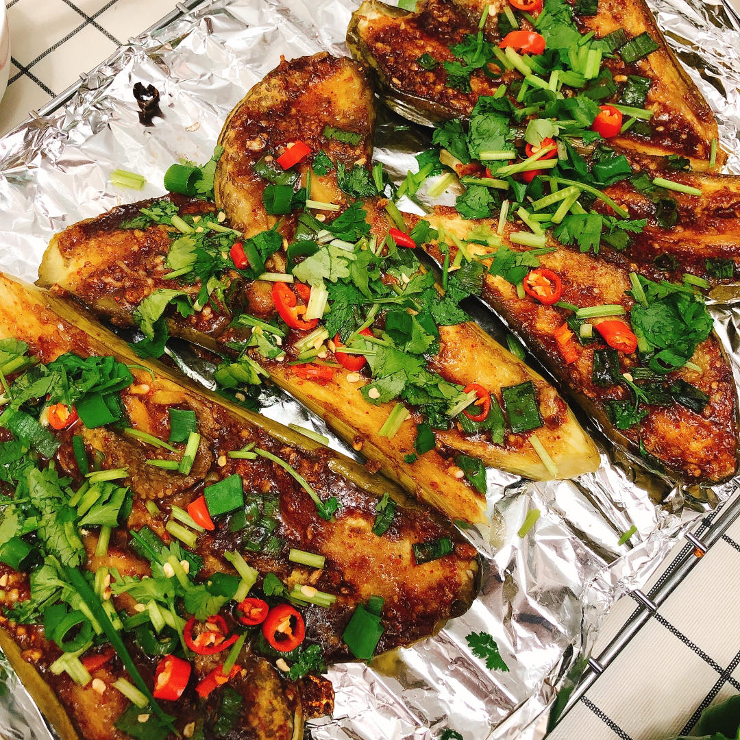 【烤箱版】蒜蓉茄子