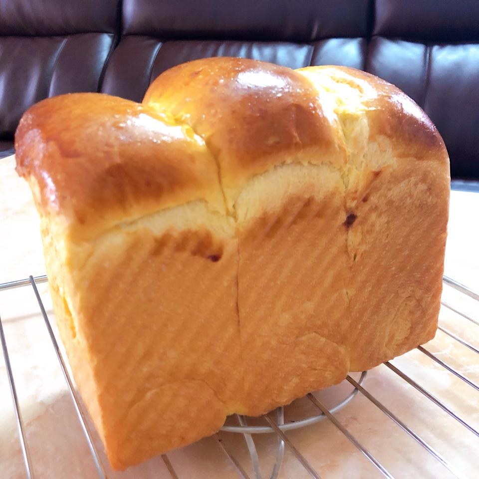 南瓜吐司，奶香南瓜吐司，极致柔软，直接法